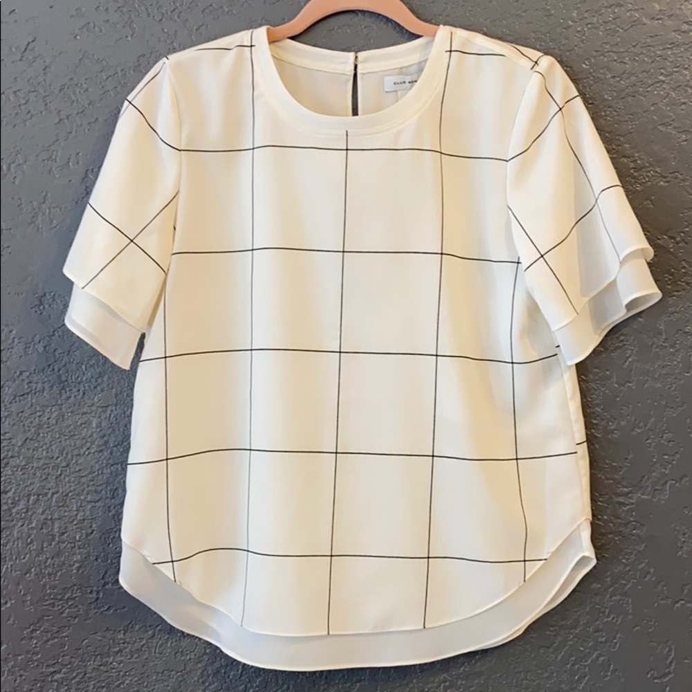 Ivory Club Monaco Blouse